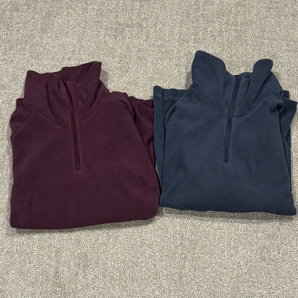 Columbia Women's Lot of 2 Purple and Navy Glacial Fleece - M